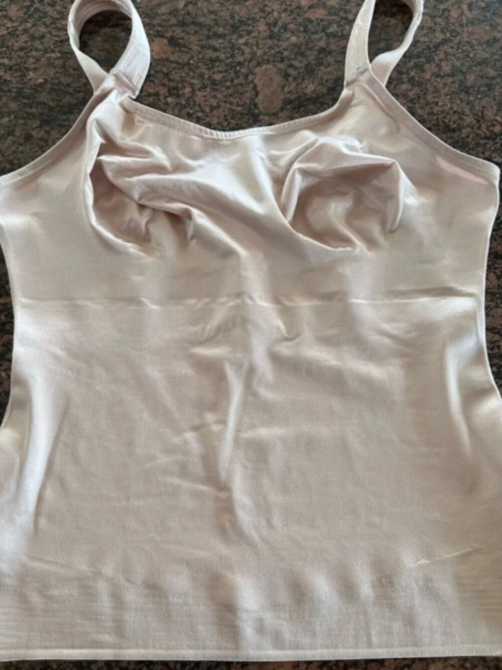 Ruby Ribbon Black and Cream Shaping Tank Cami set of 2 Sz 36 - Picture 4 of 6